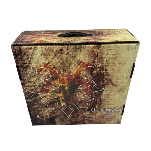 Size‎ 8 Old Gringo Eagle Swarovski Crystals Snip Toe Ankle Cowboy Cowgirl Boots - Picture 12 of 14